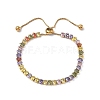 304 Stainless Steel Pave Cubic Zirconia Tennis Bracelets BJEW-G754-03G-05-4