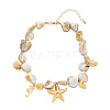Alloy & Natural Shell Pendant Necklaces FS-WG9F39A-03-2