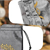 Rectangle Gold Stamping Velvet Tarot Storage Drawstring Bags for Divination ABAG-WH20001-25D-5