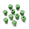 Spray Painted Wooden Beads WOOD-P021-01B-28-1