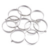 Alloy Open Back Bezel Big Pendants PALLOY-TA0021-01P-2