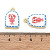 Printed Brass Pendants KK-CBAF9BC-07G-05-3