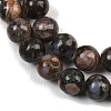 Natural Glaucophane Beads Strands X-G-R485-12-8mm-5