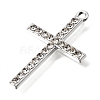 UV Plating Alloy Crystal Rhinestone Pendants RB-CBAD37D-18P-2