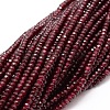 Dyed Natural Malaysia Jade Rondelle Beads Strands X-G-E316-2x4mm-10-1