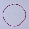 Glass Beaded Necklaces NJEW-K114-A-C02-1