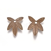 Autumn Theme Brass Filigree Pendants KK-G368-06AB-1