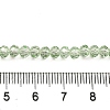 Transparent Baking Paint Glass Beads Strands DGLA-A034-T4mm-D10-4