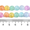 Macaron Color Natural Selenite Beads Strands G-F780-A01-02-4