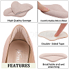 Cotton Anti-Wear Heel Grips FIND-WH0191-11A-5