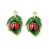Alloy Enamel Pendants X-ENAM-C005-21G-2