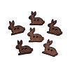 2-Hole Rabbit Wood Buttons BUTT-Q046-03B-1
