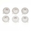 Non-Tarnish 304 Stainless Steel Stud Earring Findings LS-X-STAS-S079-34B-3