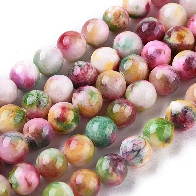 Jade Beads Strands G-D264-10mm-XH19-1
