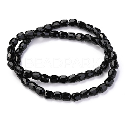Electroplate Opaque Glass Beads GLAA-F108-10B-09-1