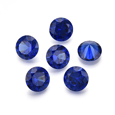 Diamond Shaped Cubic Zirconia Pointed Back Cabochons ZIRC-R004-10mm-06-1