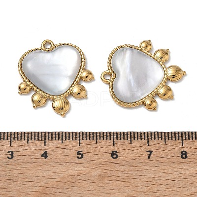Natural Freshwater Shell Pendants SA-CBA11D7-22A-G-1