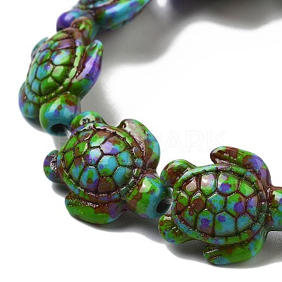 Synthetic Turquoise Dyed Beads Strands G-P507-05L-1