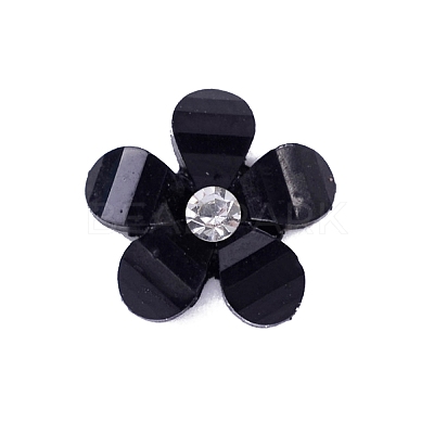 Flower Resin Glass Cabochons RESI-TAC0041-02E-1