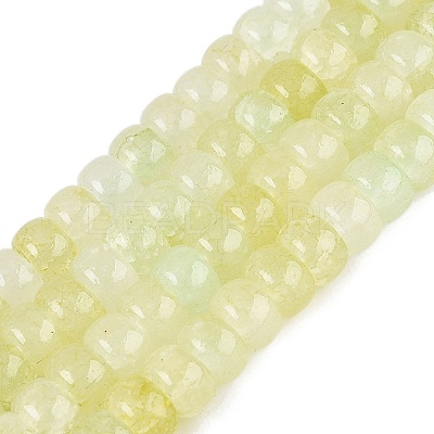 Ombre Effect Dyed Glass Beads Strands GLAA-Q106-05A-A05-1