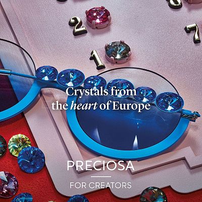 Preciosa® MAXIMA Crystal Round Stones Y-PRC-RASS47-40010-1
