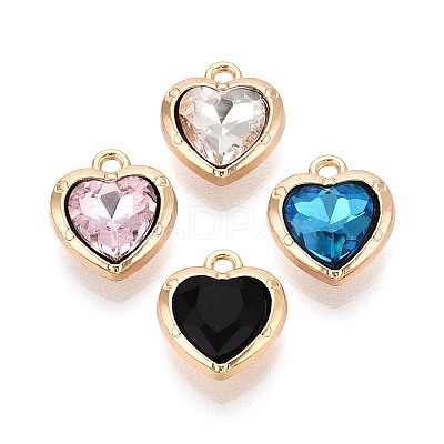 Alloy Rhinestone Charms PALLOY-T092-23G-1