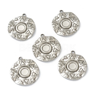 Non-Tarnish 304 Stainless Steel Pendants STAS-G244-24P-1