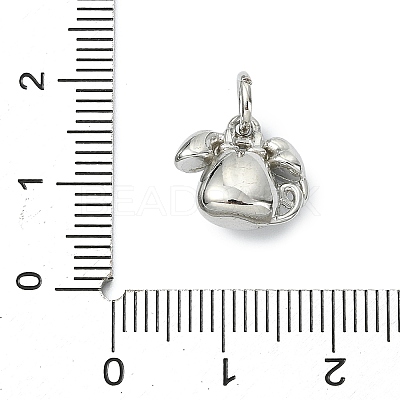 304 Stainless Steel Rhinestone Pendants STAS-A145-04L-P-1