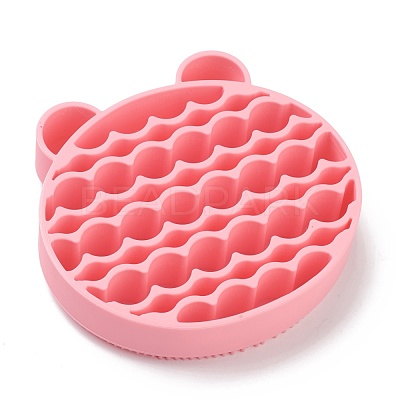 Silicone Makeup Cleaning Brush Scrubber Mat Portable Washing Tool MRMJ-H002-01C-1