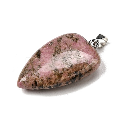 Natural Rhodonite Pendants G-F820-04P-11-1