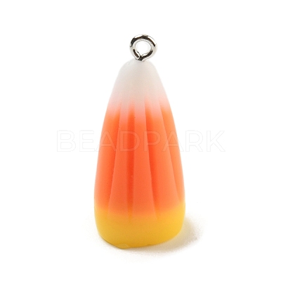 Halloween Opaque Resin Pendants X-RESI-C049-01-1