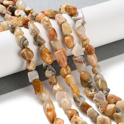 Natural Crazy Agate Beads Strands G-P497-01C-08-1