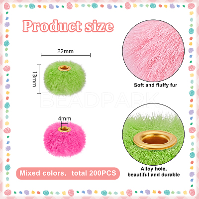 Fibre European Style Beads FIND-WH0441-24-1
