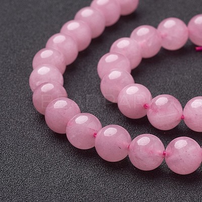 Natural Rose Quartz Beads Strands X-GSR10mmC034-1