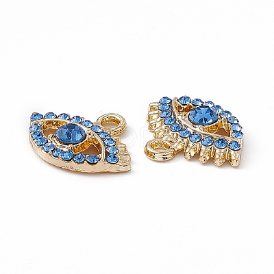Alloy Rhinestone Pendants PALLOY-P287-06G-002-1