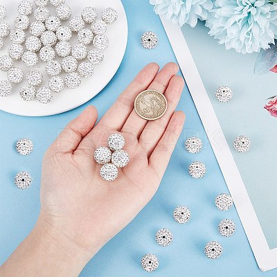 Pave Disco Ball Beads RB-Q195-14mm-001-1