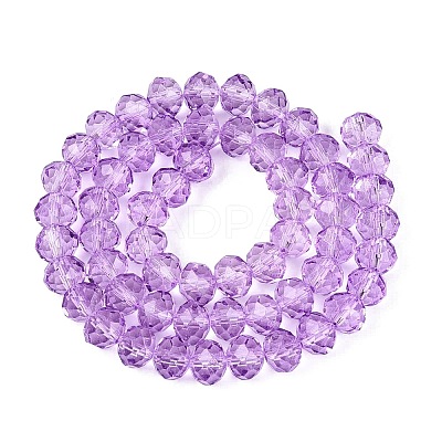 Baking Paint Glass Beads Strands LS-EGLA-Q120-B-B01-1