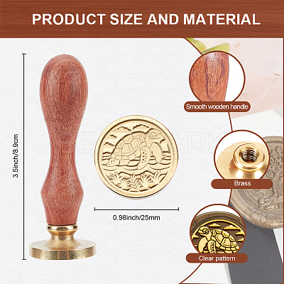 Wax Seal Stamp Set AJEW-WH0208-1218-1