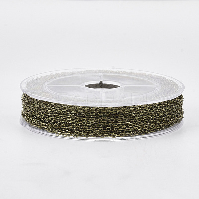Soldered Brass Heart Chains CHC-T008-03AB-1