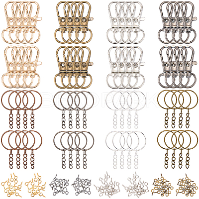 DIY Keychian Jewelry Making Finding Kits DIY-SP0003-24-1