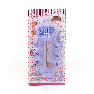 Plastic Cookie Press Gun Kit DIY-E034-05-1