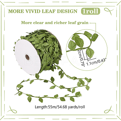 PU Leather Fabric Lace Ribbon DIY-WH0580-81-1