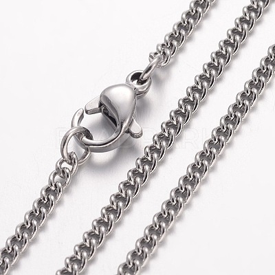 Non-Tarnish 304 Stainless Steel Necklace STAS-J023-03P-1