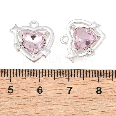 Y2K Style Alloy & Glass Pendants GL-CBA1FD3-03S-02-1