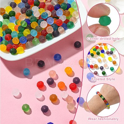 720Pcs 24 Colors Transparent Glass Beads Sets EGLA-YW0003-12-1