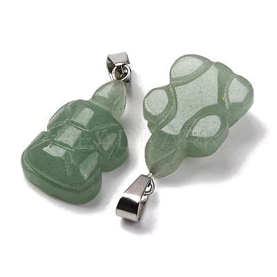 Natural Green Aventurine Pendants G-B127-06P-05-1