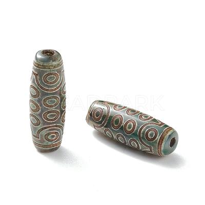 Tibetan Style dZi Beads TDZI-E004-20-1