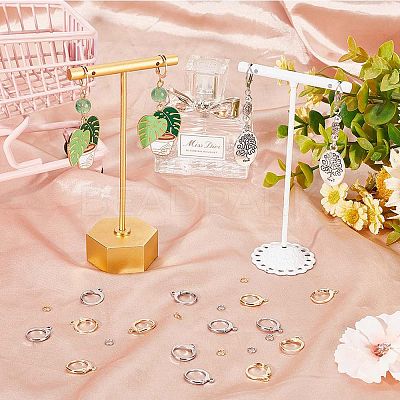 60Pcs 2 Color 304 Stainless Steel Leverback Earring Findings DIY-CN0002-52-1