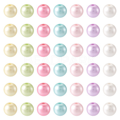 300Pcs Opaque Acrylic Imitation Pearl Beads OACR-TA0004-95A-1