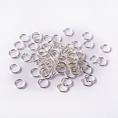 Brass Open Jump Rings JRC8MM-S-1